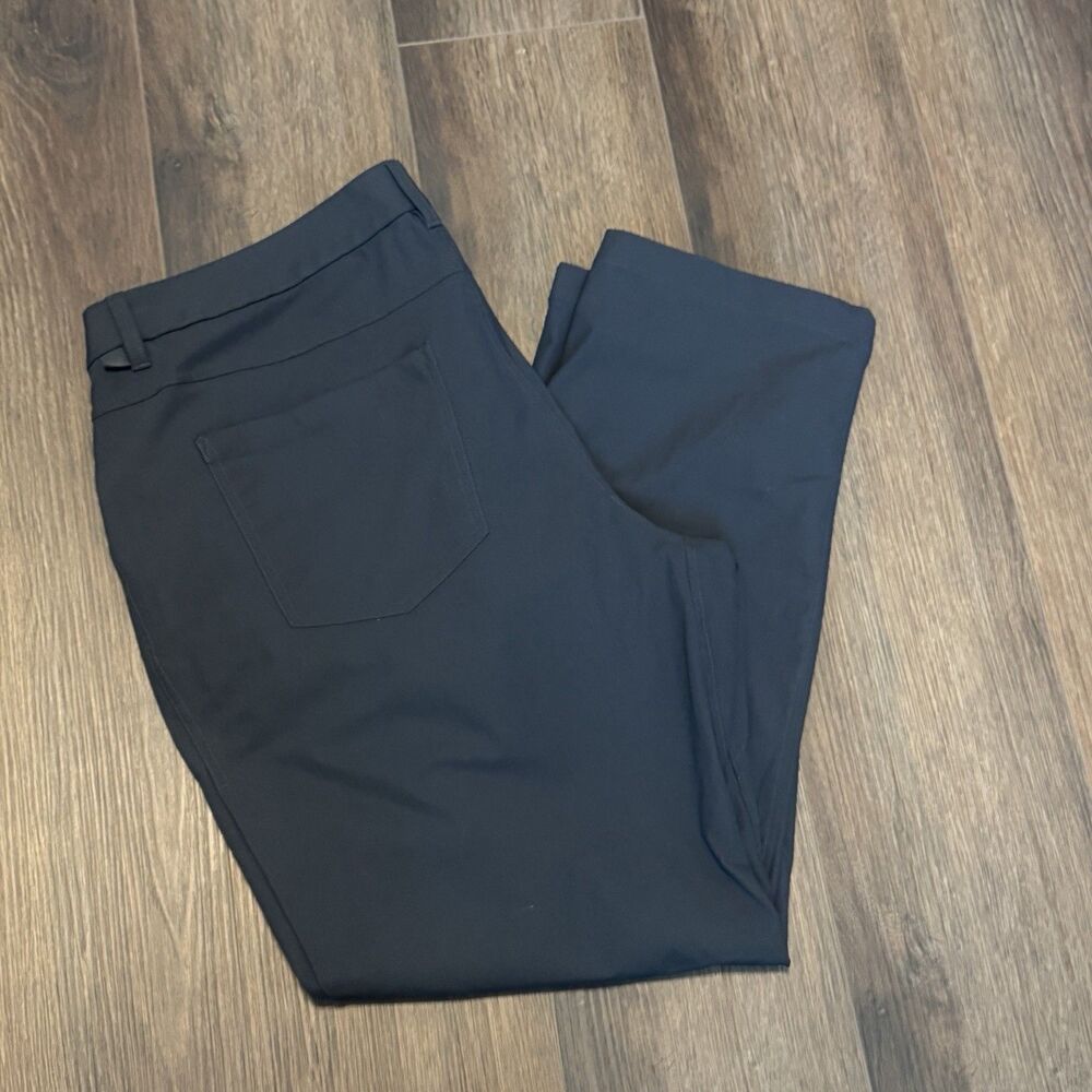 Lululemon ABC Classic Fit Pants Mens 40x30 Dark Gray Obsidian 5 Pocket Golf Tech